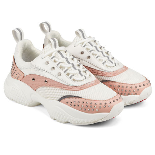 SCALE RUNNER-STUD WHITE/PINK ROSA 36