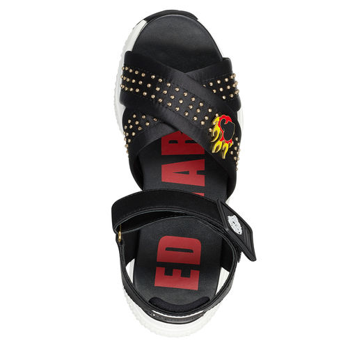 FLAMING SANDAL BLACK