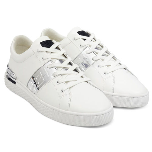 STRIPE LOW TOP-METALLIC WHITE/SILVER Blanco 42