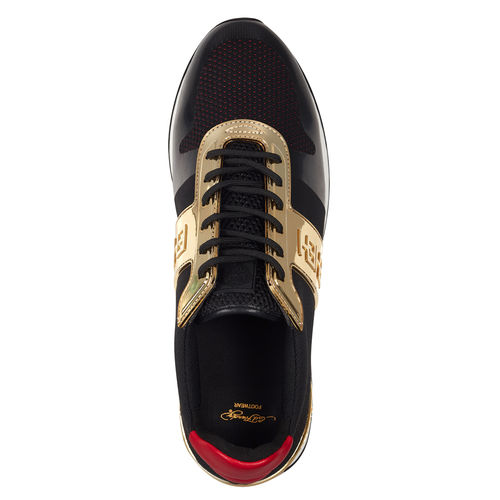 MONO RUNNER-METALLIC BLACK/GOLD