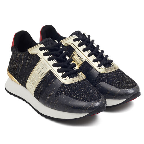 MONO RUNNER-METALLIC GOLD/BLACK Oro Brillante 38