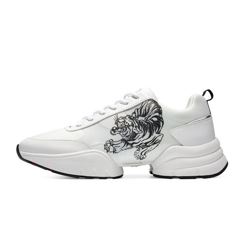 CAGED RUNNER TIGER WHITE-BLACK Blanco/Negro 42