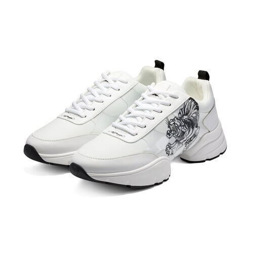 CAGED RUNNER TIGER WHITE-BLACK Blanco/Negro 42