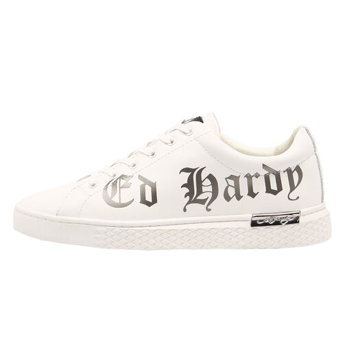 SCRIPT LOW TOP WHITE-GUN METAL Blanco/Gris 42