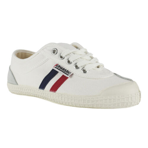 Kawasaki Retro 23 Canvas Shoe K2301W White Retro