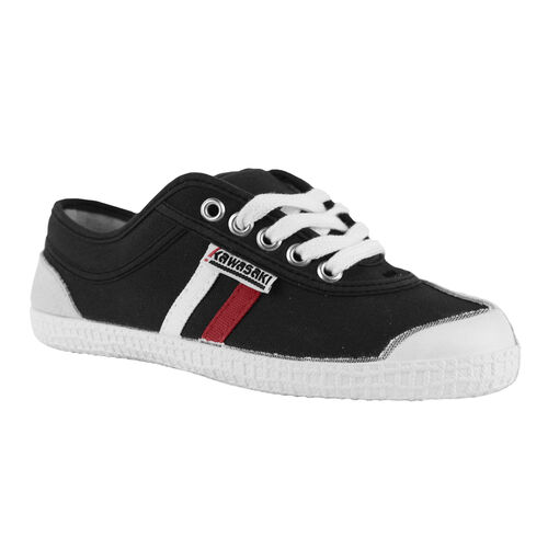 Kawasaki Retro 23 Canvas Shoe K2360W14 Black Red/White Stripe