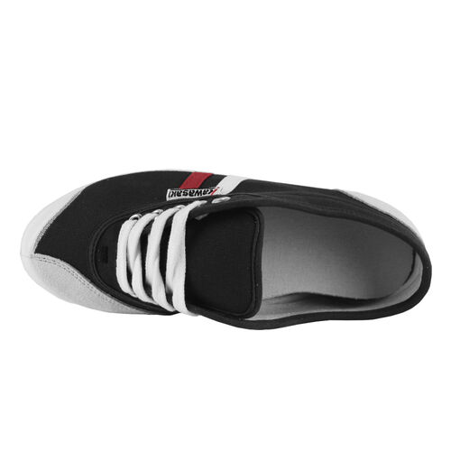 Kawasaki Retro 23 Canvas Shoe K2360W14 Black Red/White Stripe