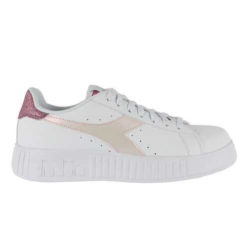 DIADORA STEP P GLITTER RAINBOW 101.178338 01 C3113 White/Pink lady