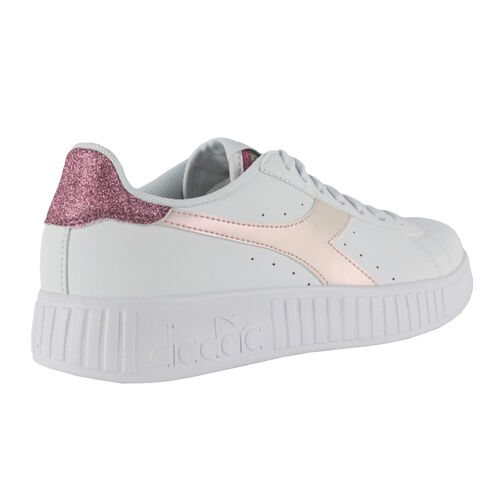 DIADORA STEP P GLITTER RAINBOW 101.178338 01 C3113 White/Pink lady