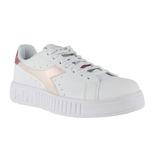 DIADORA STEP P GLITTER RAINBOW 101.178338 01 C3113 White/Pink lady