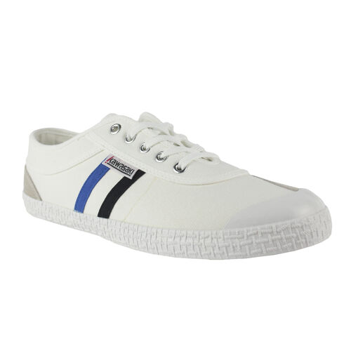 Kawasaki Retro Canvas Shoe K192496 1002 White+Blue/black