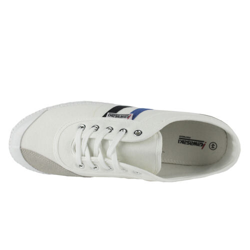 Kawasaki Retro Canvas Shoe K192496 1002 White+Blue/black