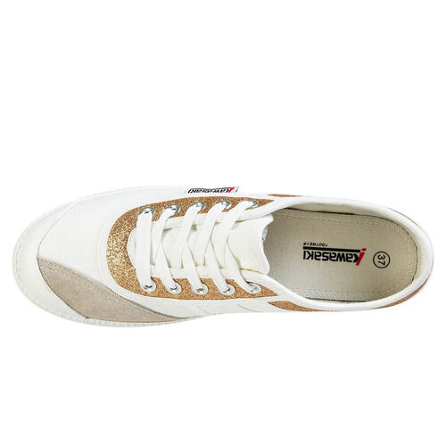 Kawasaki Glitter Canvas Shoe K194522 8890 Gold