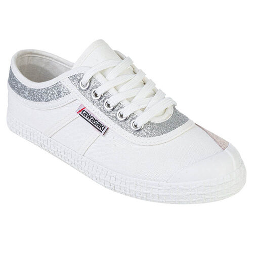 Kawasaki Glitter Canvas Shoe K194522 8889 Silver