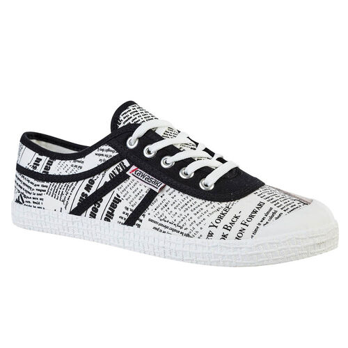 Kawasaki News paper Canvas Shoe K202414 1002 White