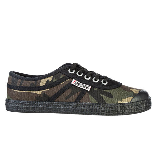 Kawasaki Camo Canvas Shoe K202417 3038 Olive Night