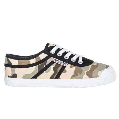 Kawasaki Camo Canvas Shoe K202417 8885 Various Brown