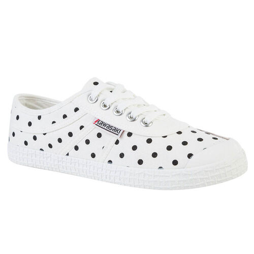 Kawasaki Polka Canvas Shoe K202421 1024 Marshmallow