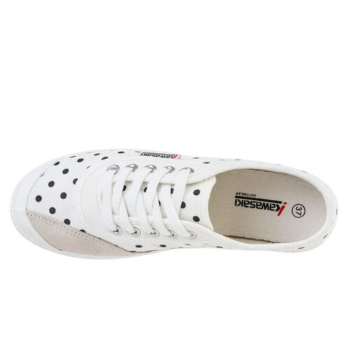 Kawasaki Polka Canvas Shoe K202421 1024 Marshmallow