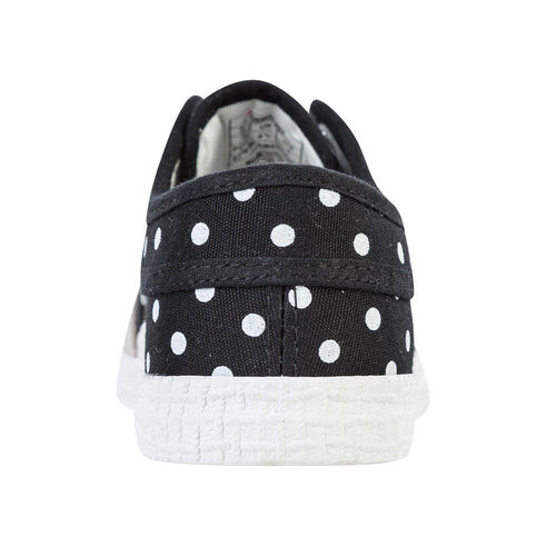 Kawasaki Polka Canvas Shoe K202421 1001 Black