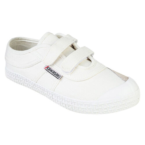 Kawasaki Original Kids Shoe W/velcro K202432 1002S White Solid