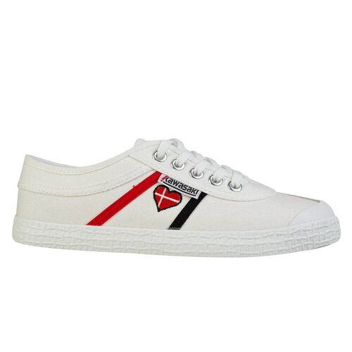 Kawasaki Heart Canvas Shoe K194523 1002 White