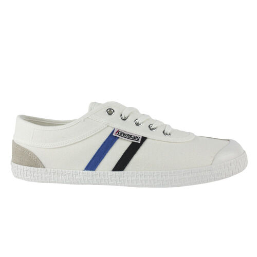 Kawasaki Retro Canvas Shoe K192496-ES 1002 White+Blue/black