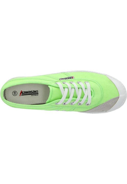 Kawasaki Original Neon Canvas shoe K202428-ES 3002 Green Gecko