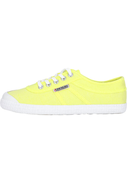 Kawasaki Original Neon Canvas shoe K202428-ES 5001 Safety Yellow