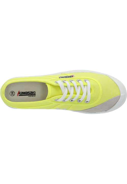 Kawasaki Original Neon Canvas shoe K202428-ES 5001 Safety Yellow