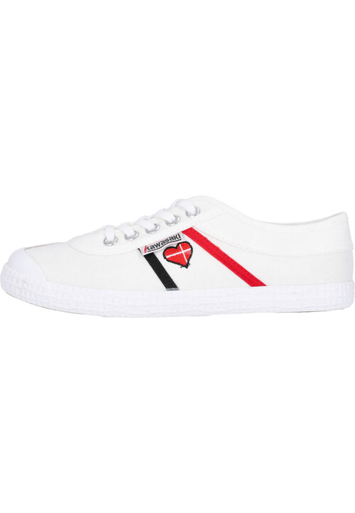 Kawasaki Heart Canvas Shoe K194523-ES 1002 White