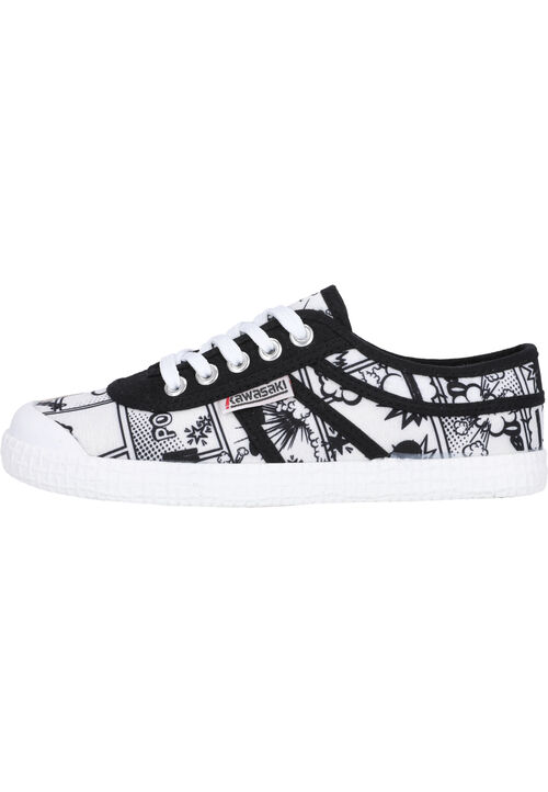 Kawasaki Cartoon Canvas Shoe K202410-ES 1002 White