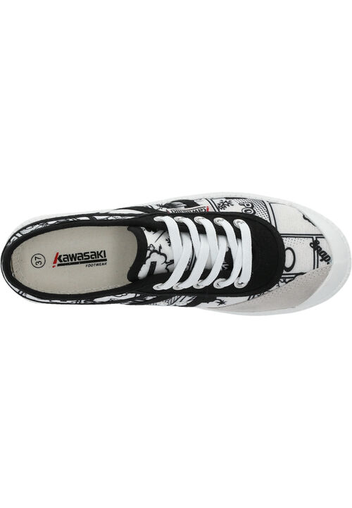 Kawasaki Cartoon Canvas Shoe K202410-ES 1002 White