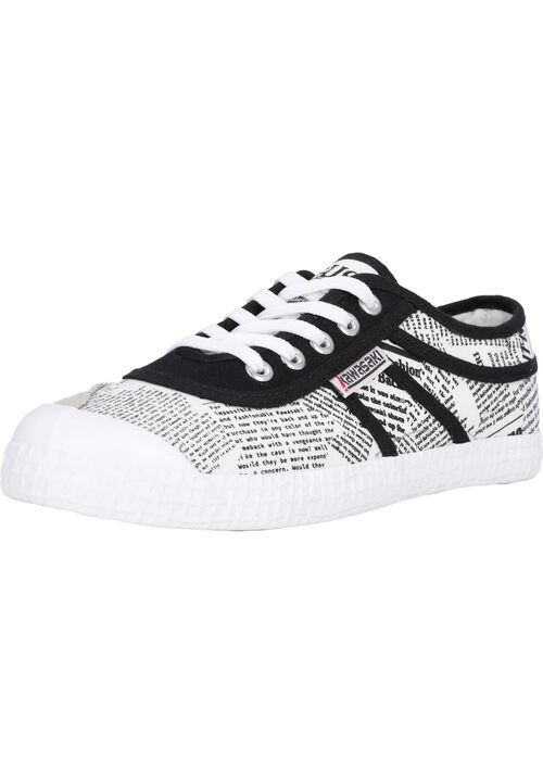 Kawasaki News paper Canvas Shoe K202414-ES 1002 White
