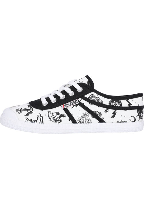 Kawasaki Tattoo Canvas Shoe K202420-ES 1002 White