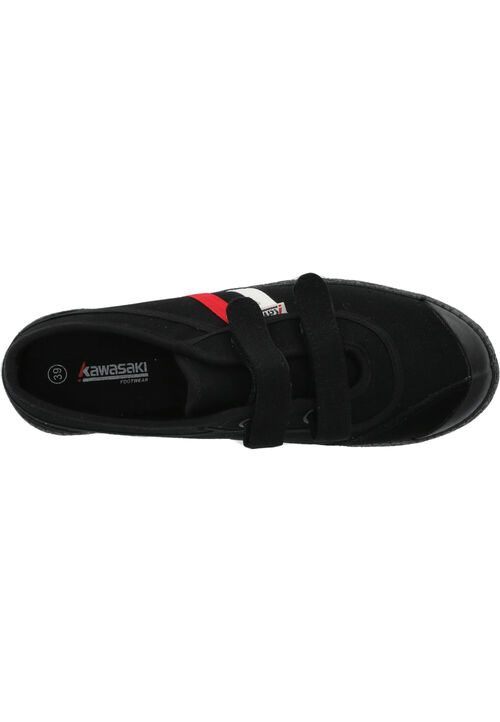 Kawasaki Retro Shoe W/velcro K204505-ES 1001S Black Solid