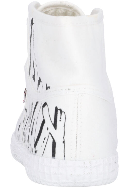 Kawasaki Graffiti Canvas Boot K202415-ES 1002 White