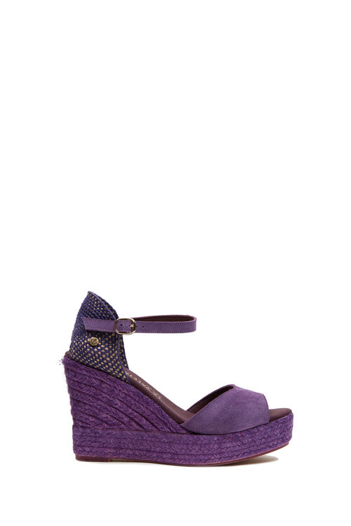 La Valeta Charlene Peep Toe Morado