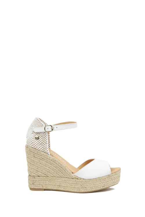 La Valeta Charlene Peep Toe Blanco