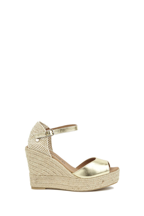 Charlene Peep Toe Oro 36