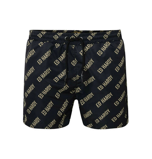 LOGO-REP SWIM SHORT Negro M