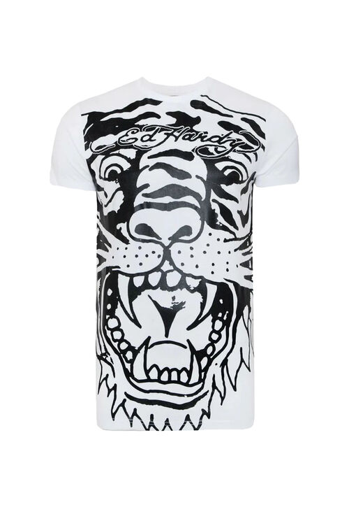 BIG-TIGER T-SHIRT Blanco M