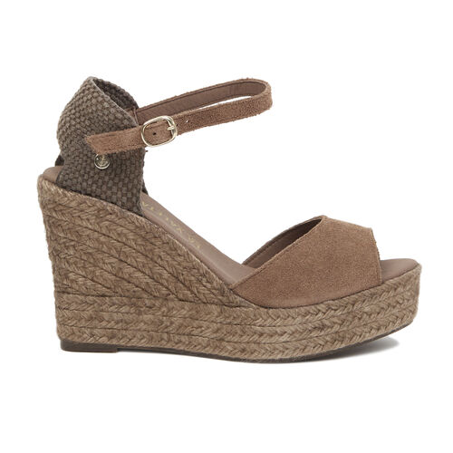 La Valeta Charlene Peep Toe Taupe