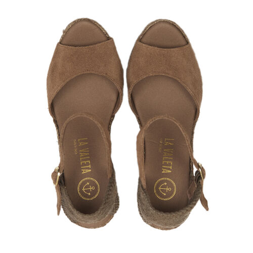 La Valeta Charlene Peep Toe Taupe