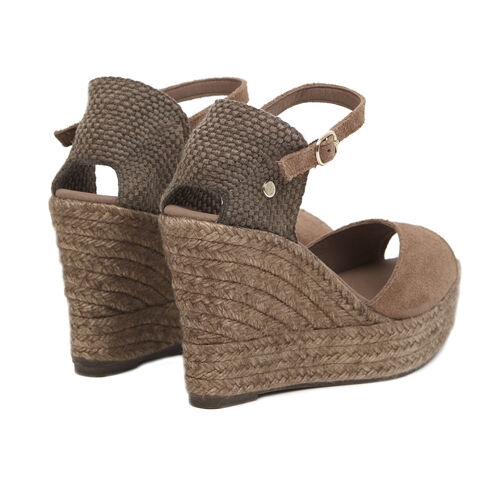 La Valeta Charlene Peep Toe Taupe