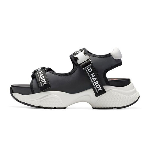AQUA SANDAL IRIDESCENT CHARCOAL Gris Carbon 39