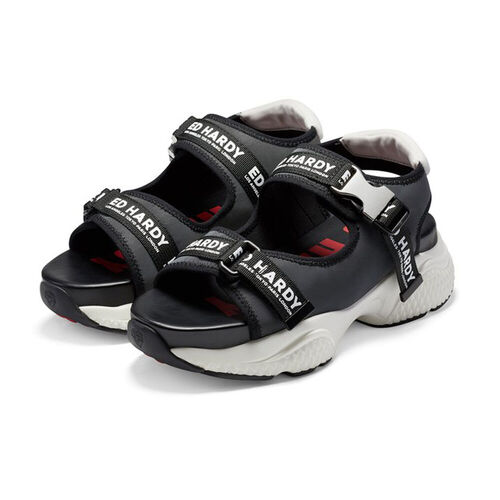 AQUA SANDAL IRIDESCENT CHARCOAL Gris Carbon 39