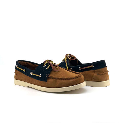 Duca di Morrone Santiago - Suede Brown/Blue